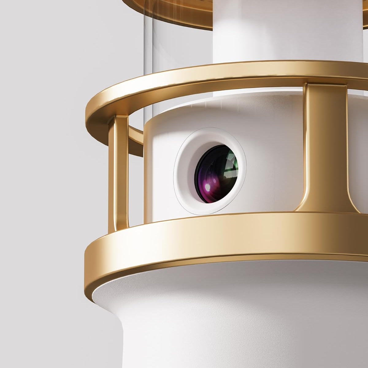 LED Lighthouse Night Light – Auto Sensor & Realistic Moon Projection!