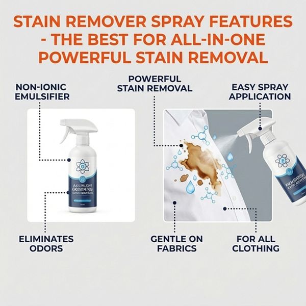 Fast-Acting All‑In‑One Stain Remover Spray