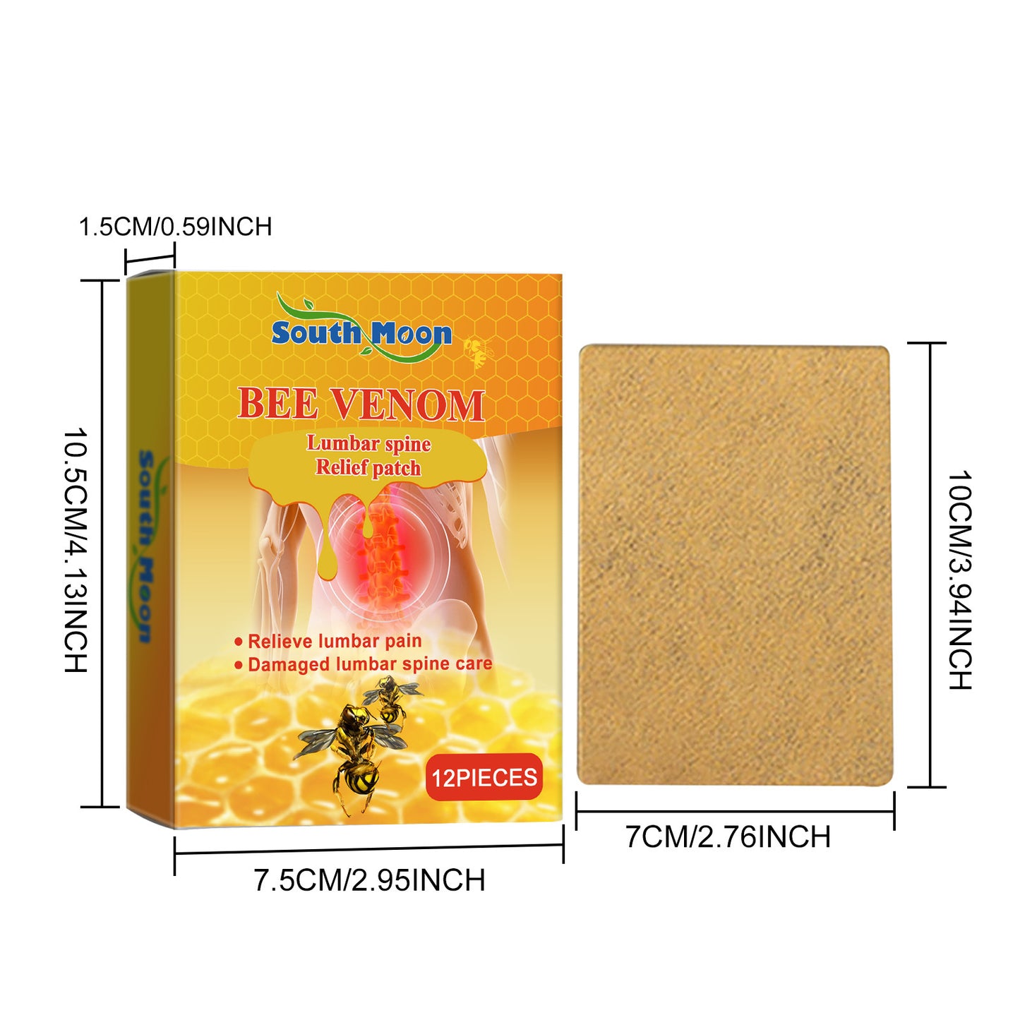 Bee Venom Back Pain Relief Patches