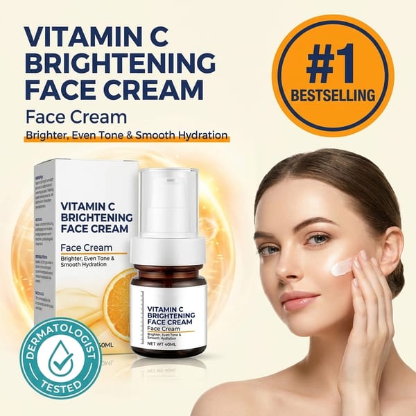 Vitamin C Brightening Cream for Dark Spots + Uneven Tone