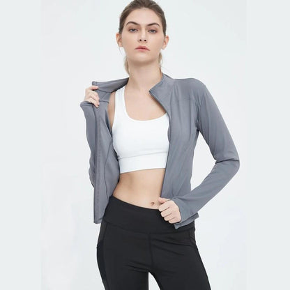 SculptFit Zip-Up Sports Jacket – Move Freely, Look Stunning!