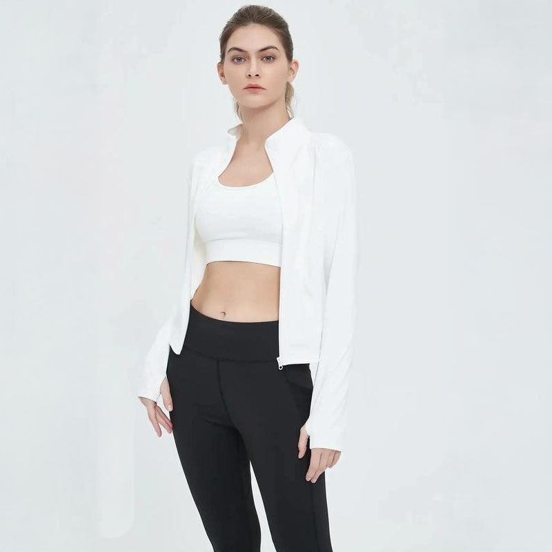 SculptFit Zip-Up Sports Jacket – Move Freely, Look Stunning!