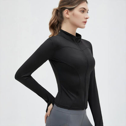 SculptFit Zip-Up Sports Jacket – Move Freely, Look Stunning!