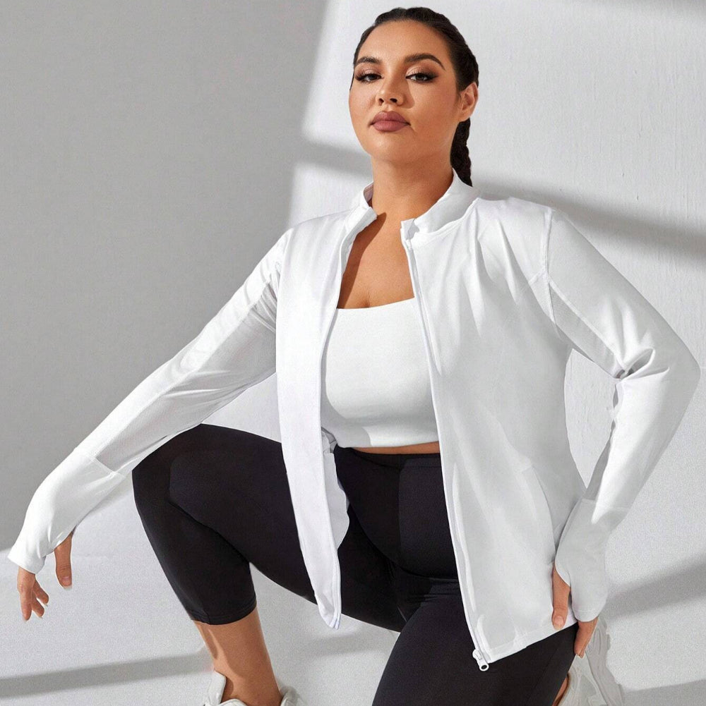 SculptFit Zip-Up Sports Jacket – Move Freely, Look Stunning!