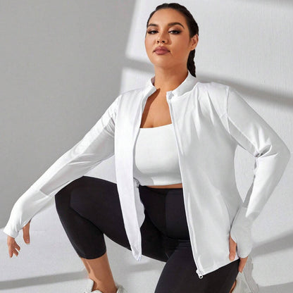 SculptFit Zip-Up Sports Jacket – Move Freely, Look Stunning!