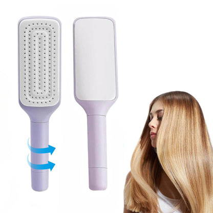 Quick-Clean Hair Brush – Smooth, Frizz-Free Hair with a Twist!