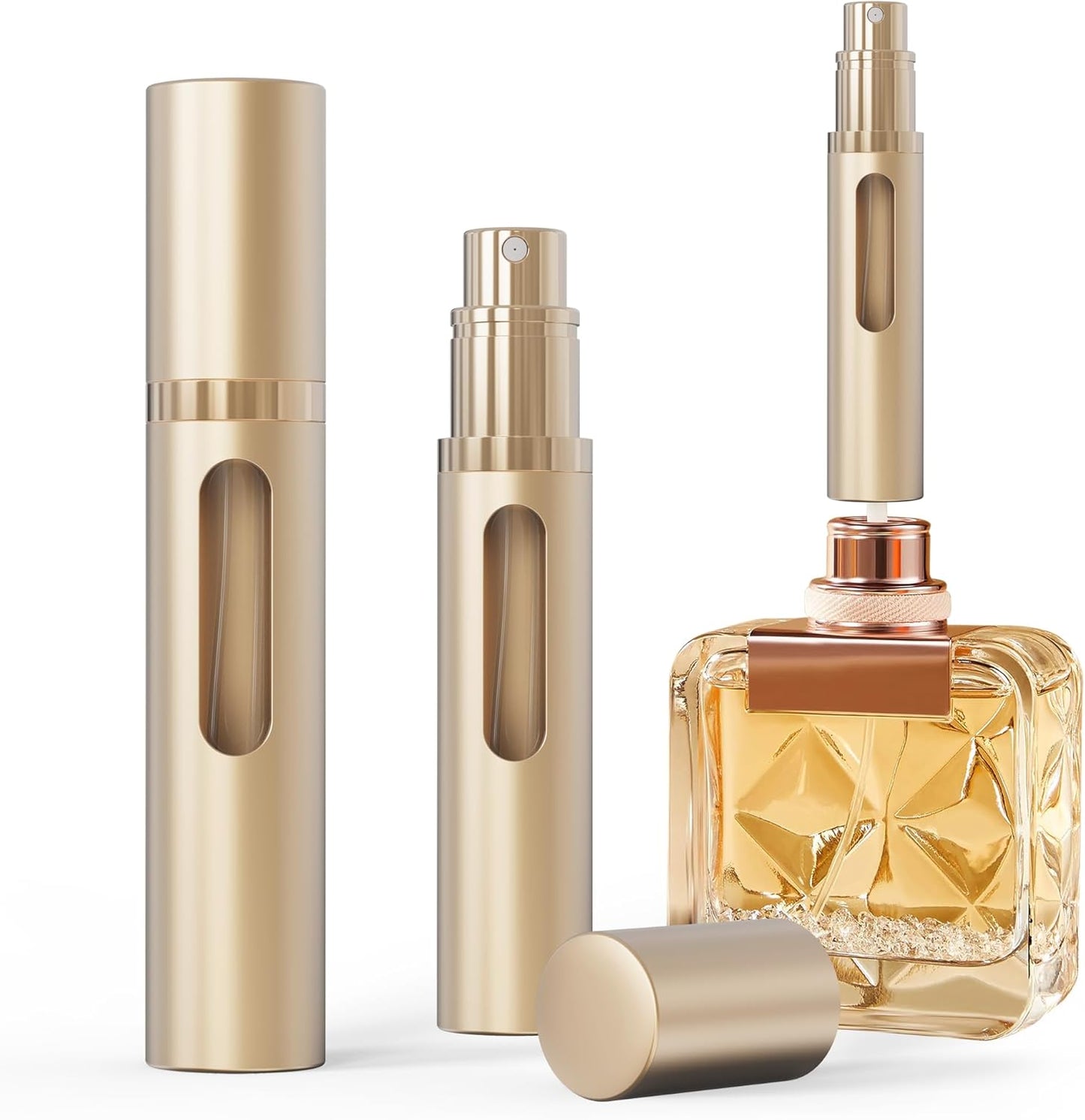 Portable Mini Cologne Sprayer – Refill & Refresh Anywhere!