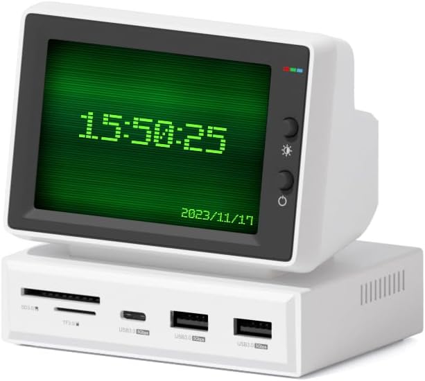 Mini IPS Monitor & USB-C Dock – Ultimate Multi-Function Display!