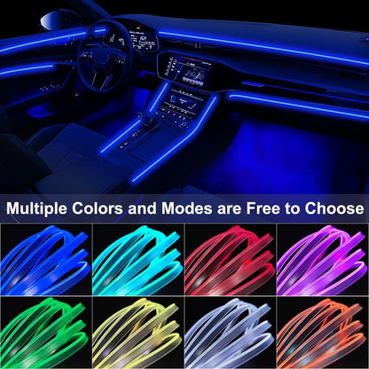 RGB Interior Car LED Lights – Music Sync & App Control!