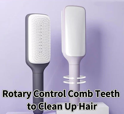 Quick-Clean Hair Brush – Smooth, Frizz-Free Hair with a Twist!
