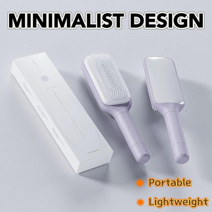 Quick-Clean Hair Brush – Smooth, Frizz-Free Hair with a Twist!