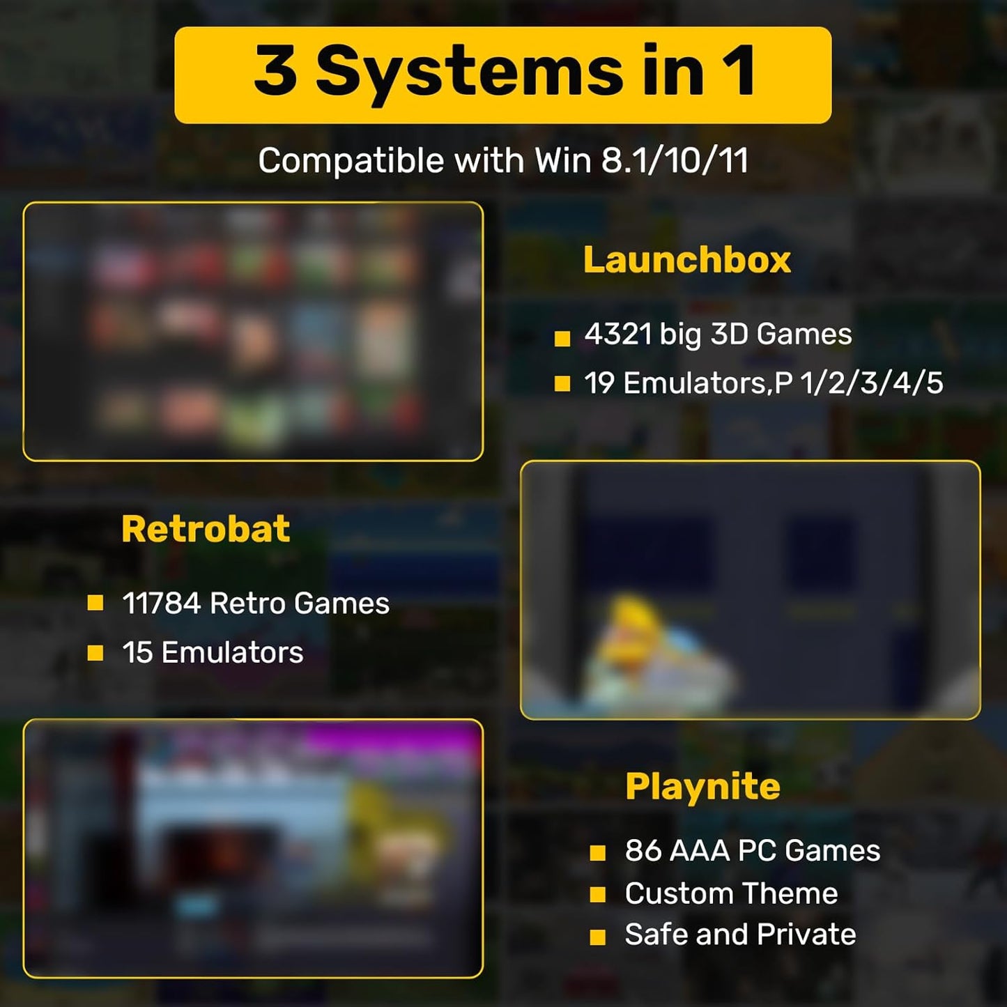 Ultimate 3-in-1 Gaming SSD – 38,633 Games & Lightning-Fast Speed!