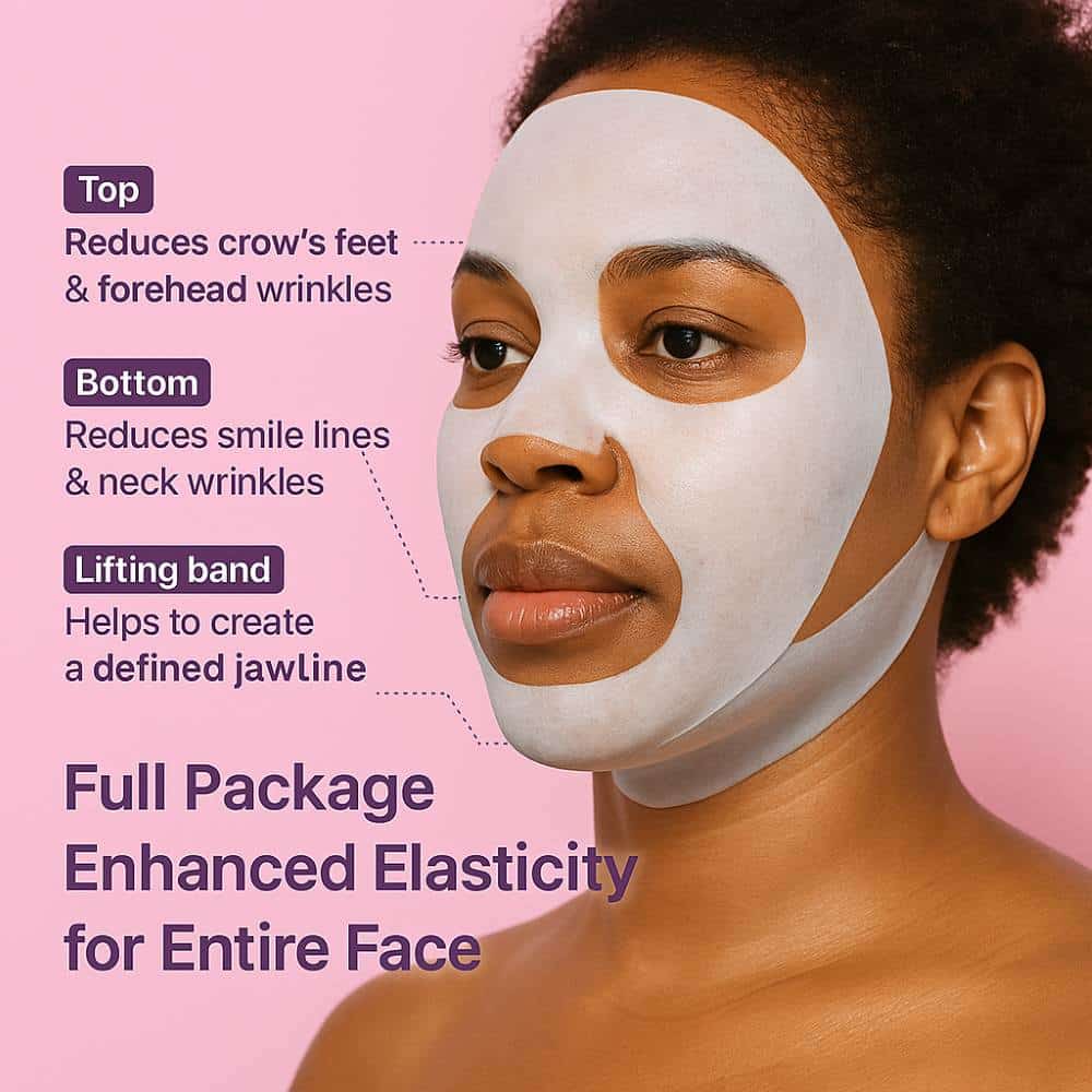 NAD+ Peptide High Dose Facial Mask – Stop Saggin Skin! Instant Lifting Effect