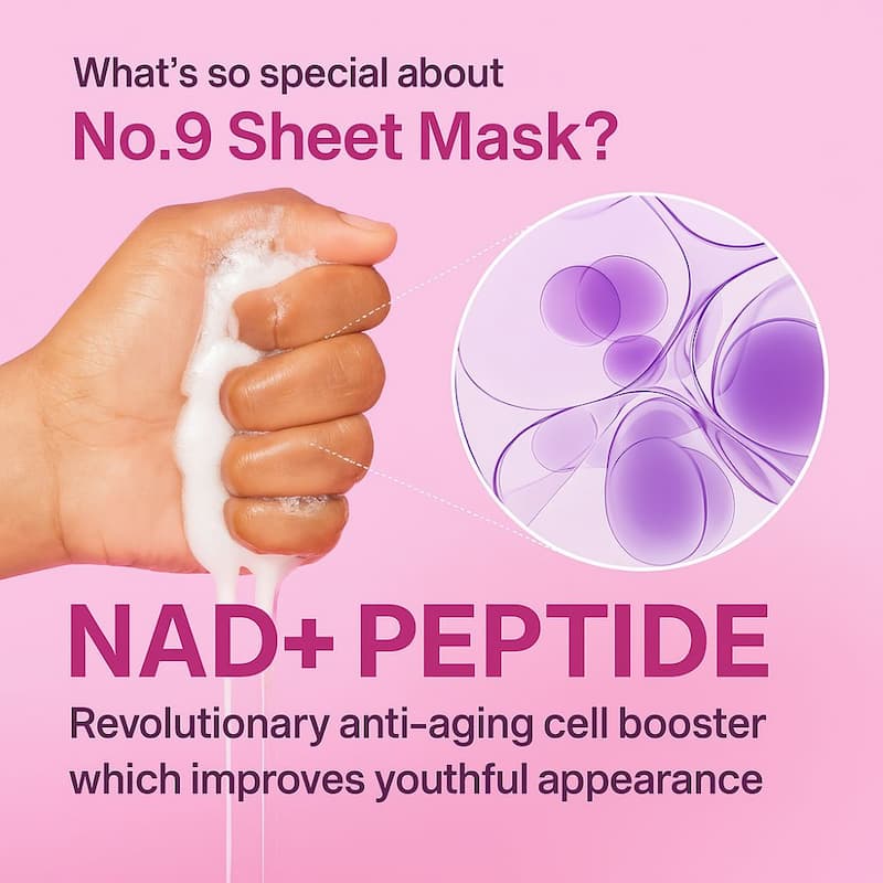 NAD+ Peptide High Dose Facial Mask – Stop Saggin Skin! Instant Lifting Effect