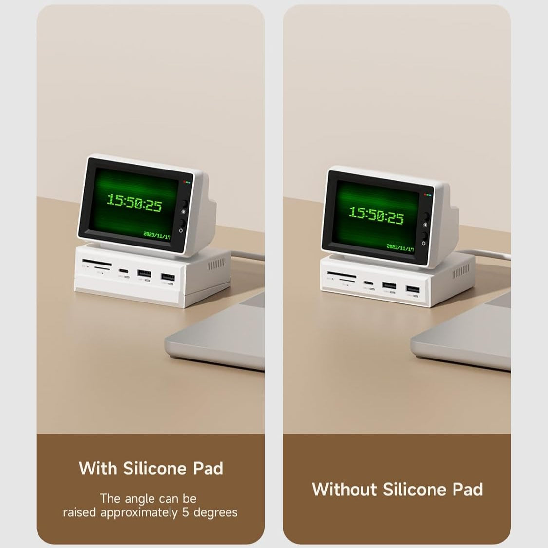 Mini IPS Monitor & USB-C Dock – Ultimate Multi-Function Display!