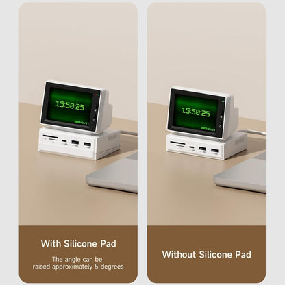 Mini IPS Monitor & USB-C Dock – Ultimate Multi-Function Display!