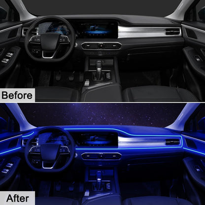 RGB Interior Car LED Lights – Music Sync & App Control!