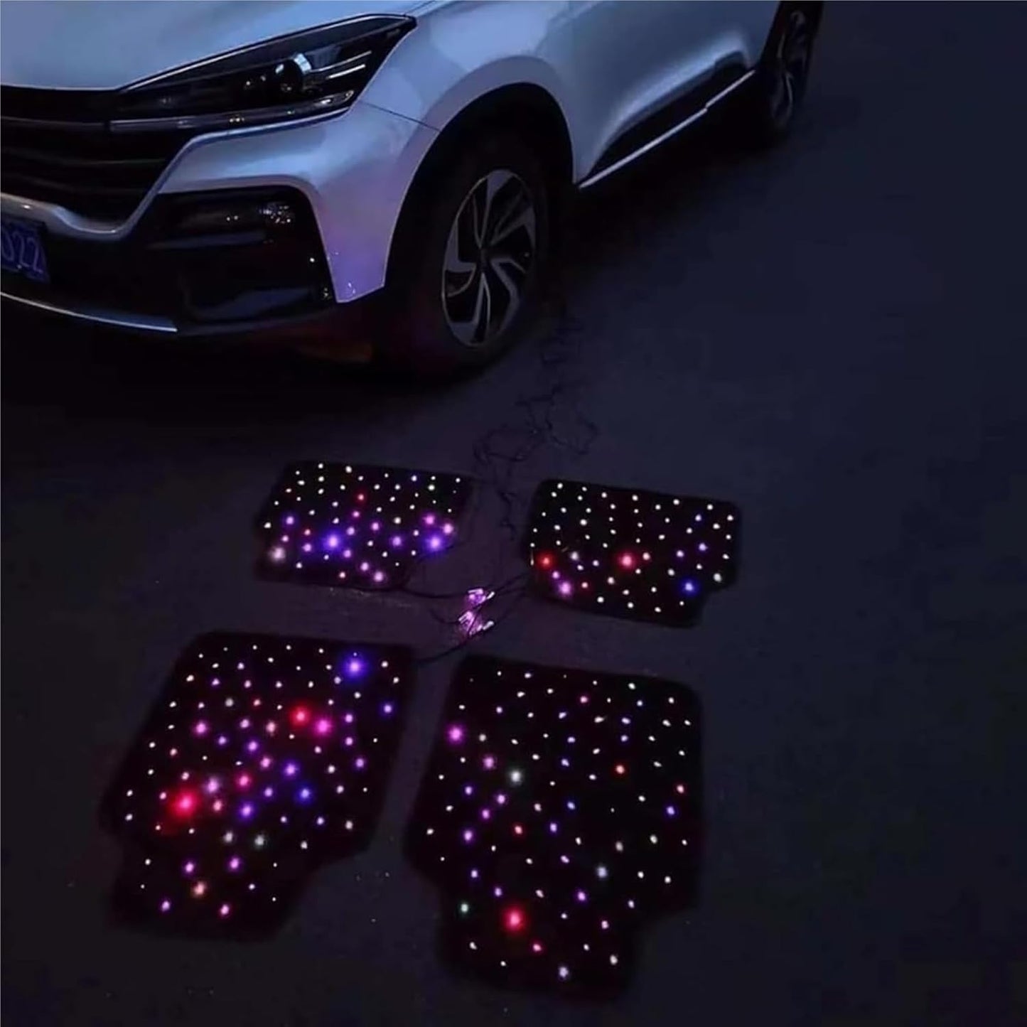 RisenSkyMats: Universal LED Car Floor Mats – No more boring rides!