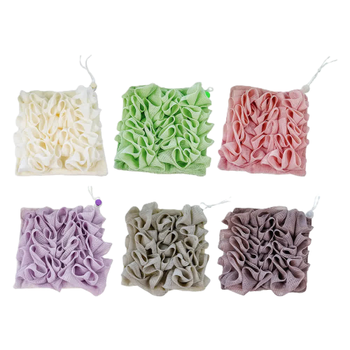 Washcloth Loofah Combo 2-in-1 For Softer, Cleaner Showers