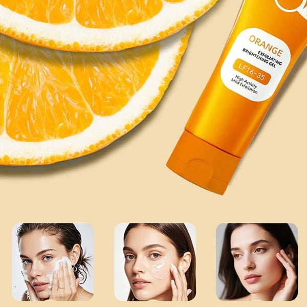 Orange Enzyme Exfoliating Gel for Radiant Hydrated Sensitive Skin