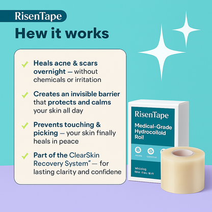 Risentape - Hydrocolloid Magic Roll for Acne & Healing Scars Overnight