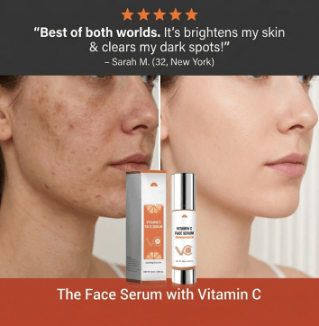 Vitamin C Glow Serum for Brighter, Smoother-Looking Skin