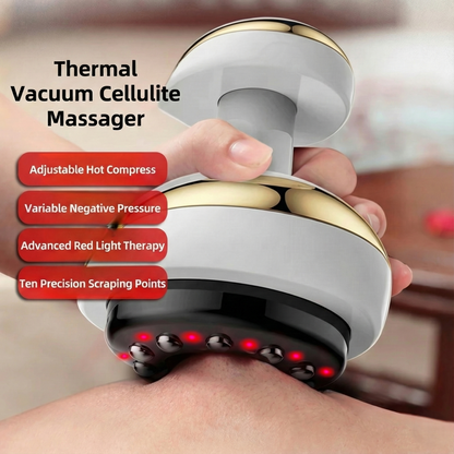Thermal Vacuum Cellulite Massager - Heat & Suction for Cellulite Reduction