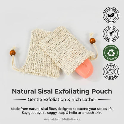 Natural Sisal Soap Bags Shower