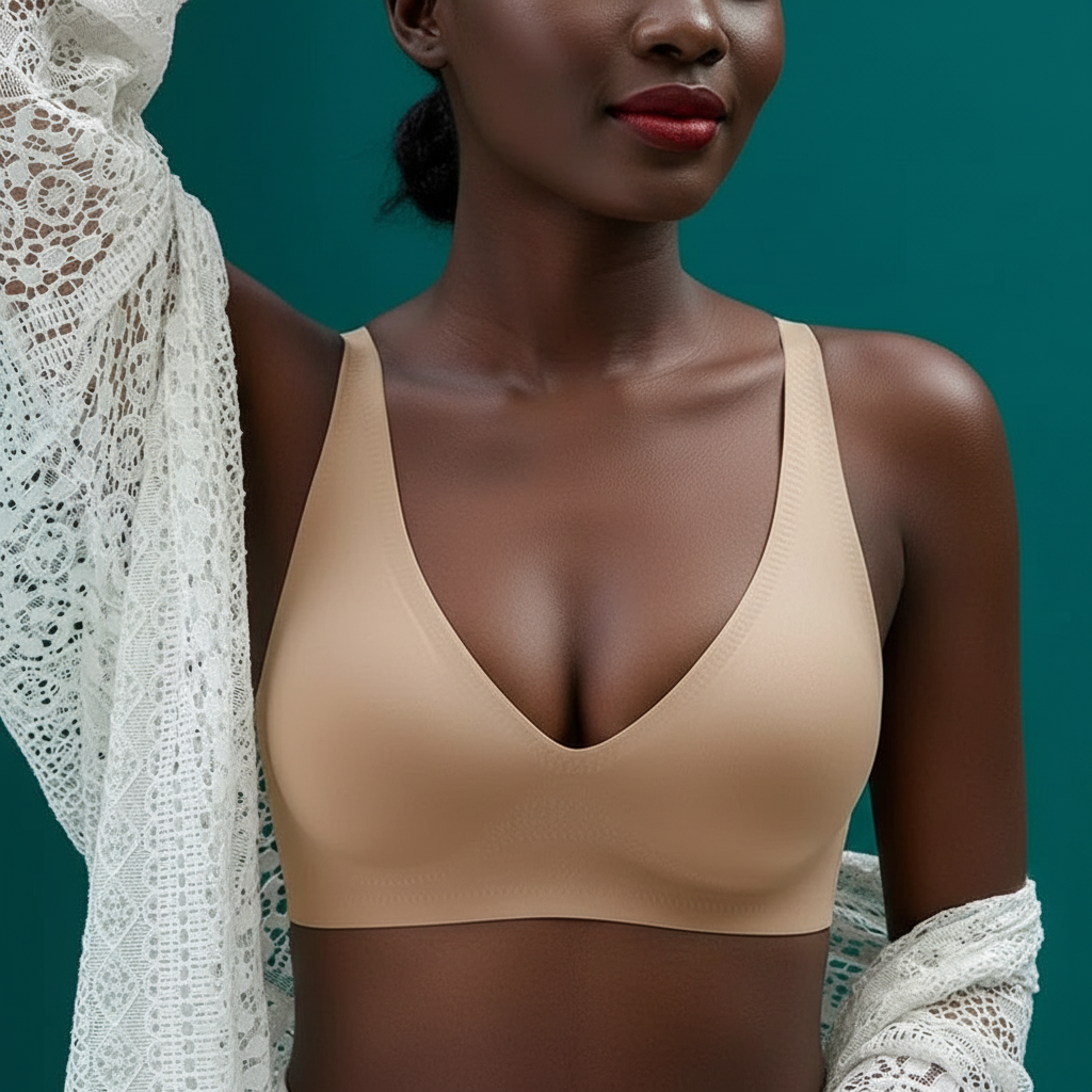 Seamless Wireless Push-Up Bra - Full Coverage Comfort with Natural Lift