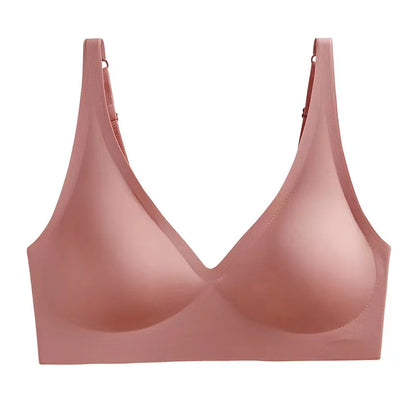 Seamless Wireless Push-Up Bra - Full Coverage Comfort with Natural Lift