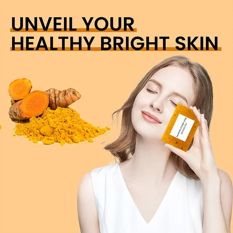 RisenSkinDetox - Turmeric Kojic Acid Soap - Brighten & Glow Your Skin Naturally