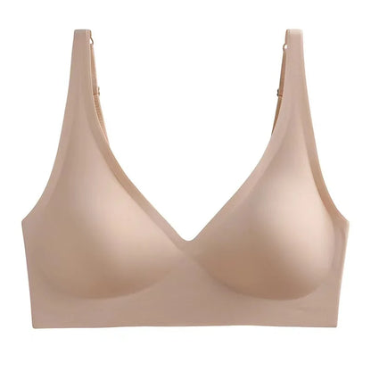 Seamless Wireless Push-Up Bra - Full Coverage Comfort with Natural Lift