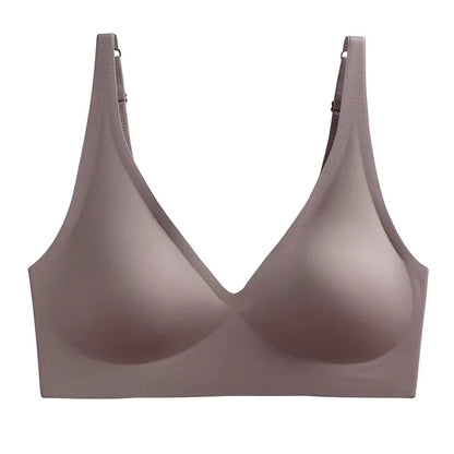 Seamless Wireless Push-Up Bra - Full Coverage Comfort with Natural Lift