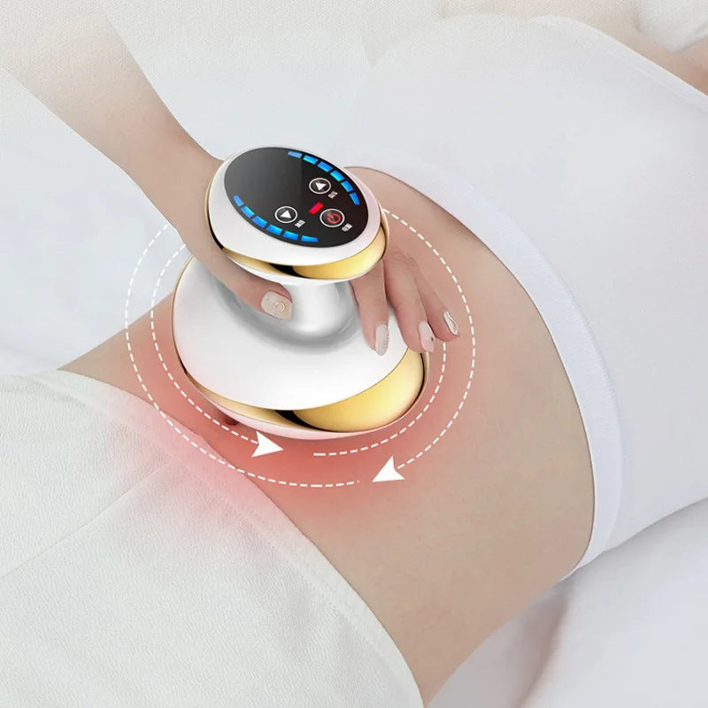 Electric Gua Sha Cupping Massager with Heat Suction Anti-Cellulite