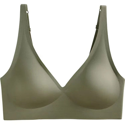 Seamless Wireless Push-Up Bra - Full Coverage Comfort with Natural Lift
