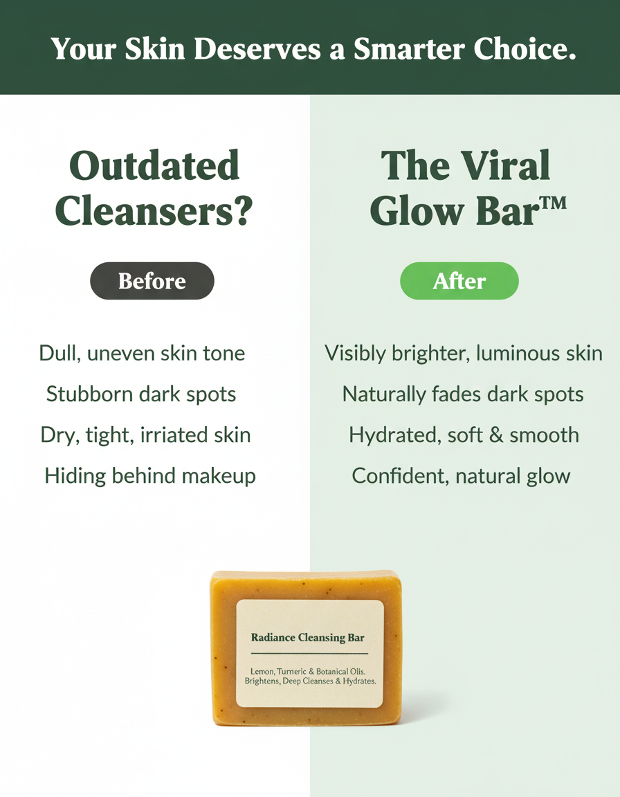 Lemon, Turmeric & Kojic Acid Soap - Natural Brightening Body and Face - Gentle on Mature Skin