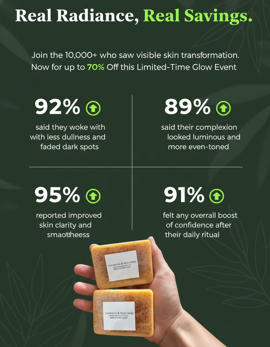 Lemon, Turmeric & Kojic Acid Soap - Natural Brightening Body and Face - Gentle on Mature Skin