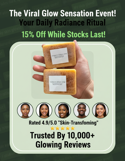 Lemon, Turmeric & Kojic Acid Soap - Natural Brightening Body and Face - Gentle on Mature Skin