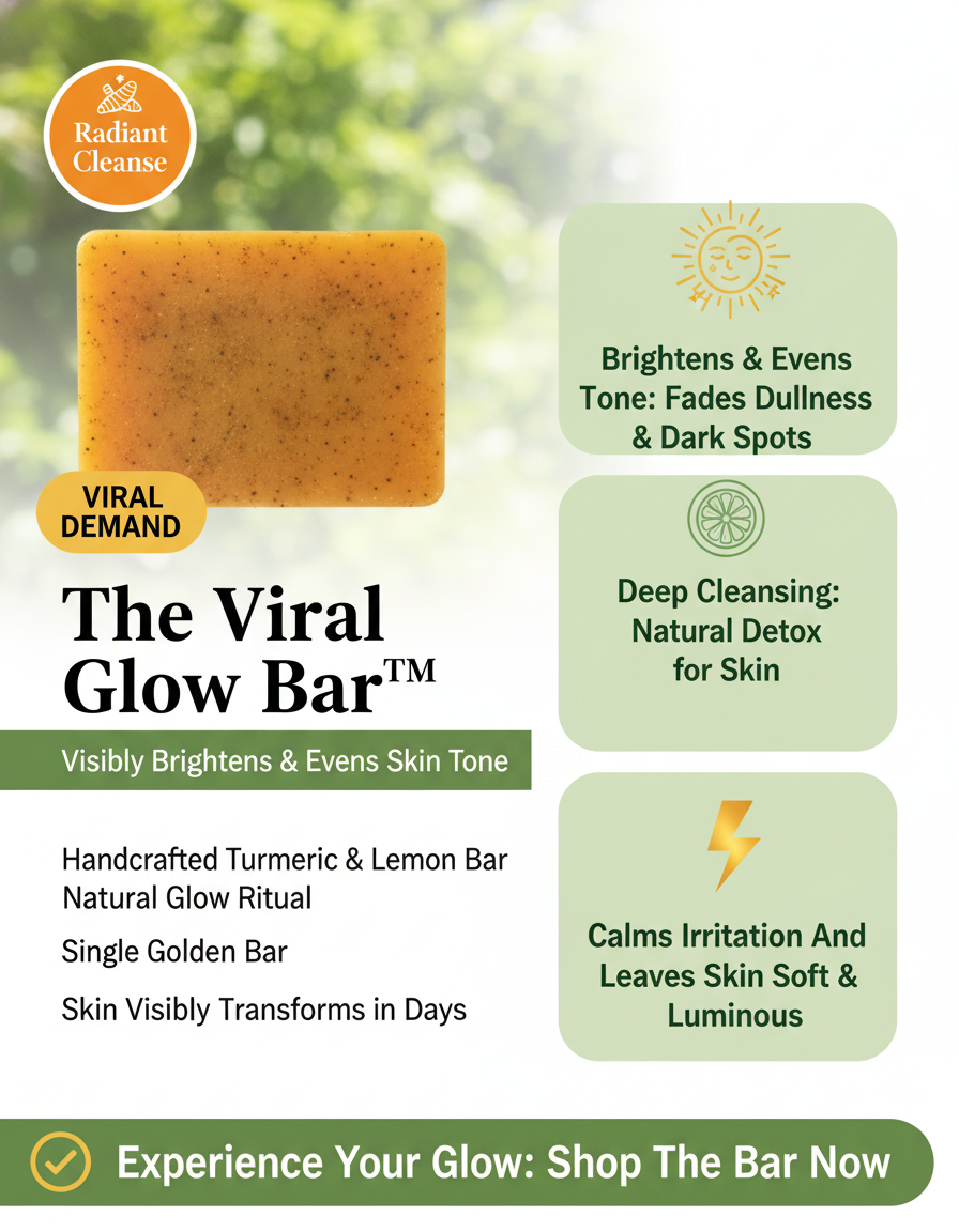 Lemon, Turmeric & Kojic Acid Soap - Natural Brightening Body and Face - Gentle on Mature Skin