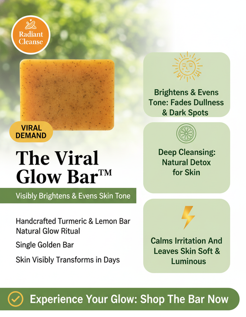 Lemon, Turmeric & Kojic Acid Soap - Natural Brightening Body and Face - Gentle on Mature Skin