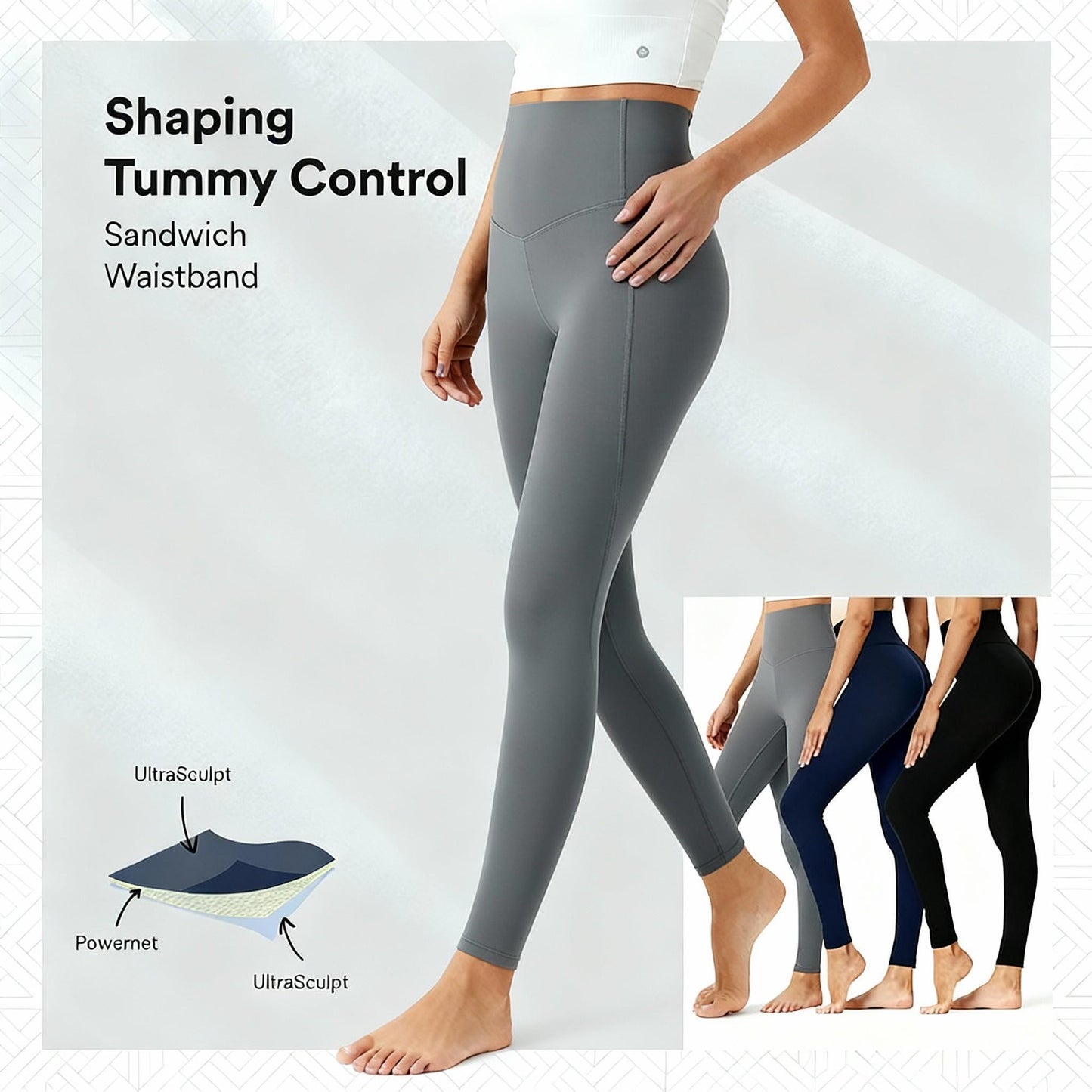 UltraSculpt - High-Waist Tummy Control Leggings