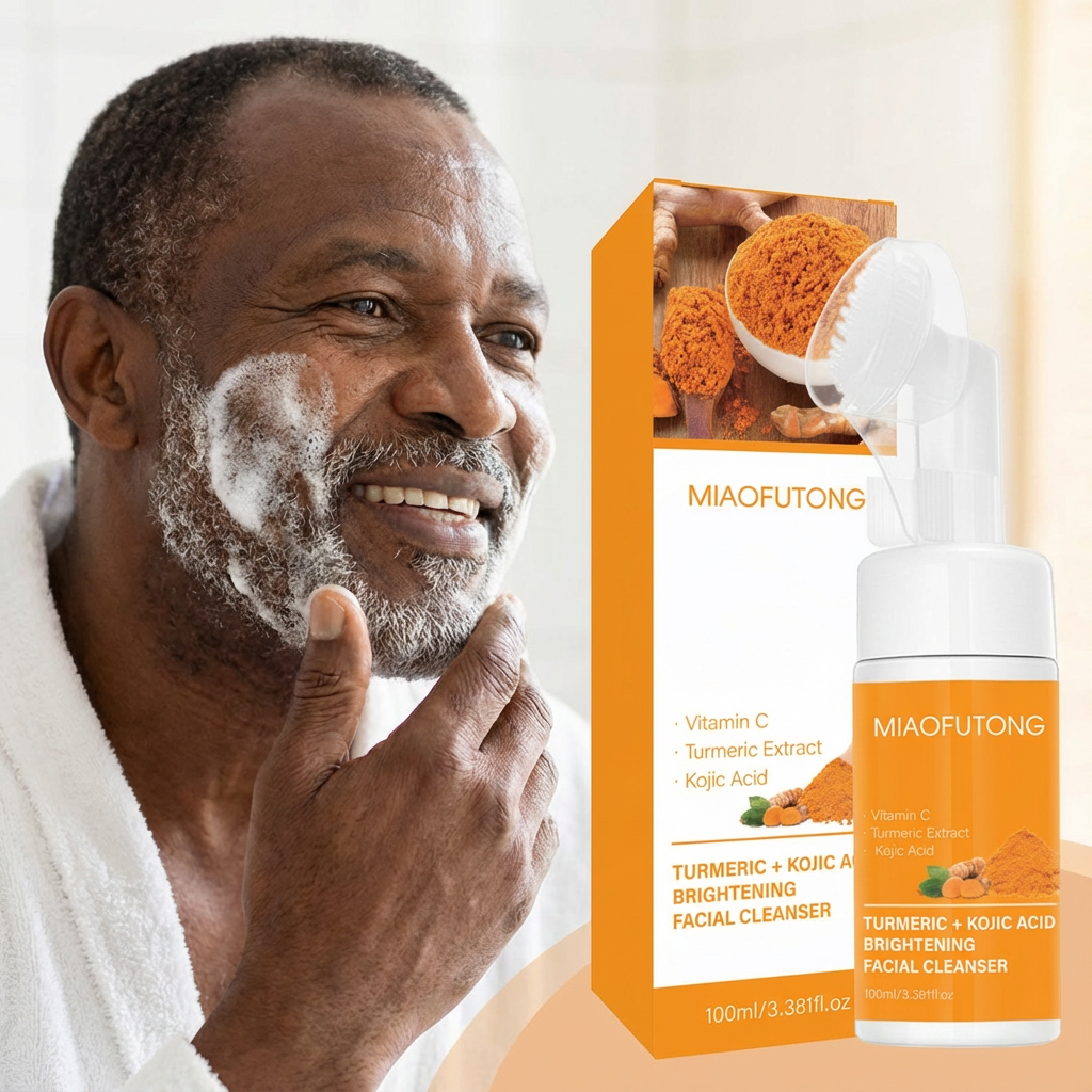 Turmeric & Kojic Acid Cleanser Foam - Dark Spots & Blackhead Remover