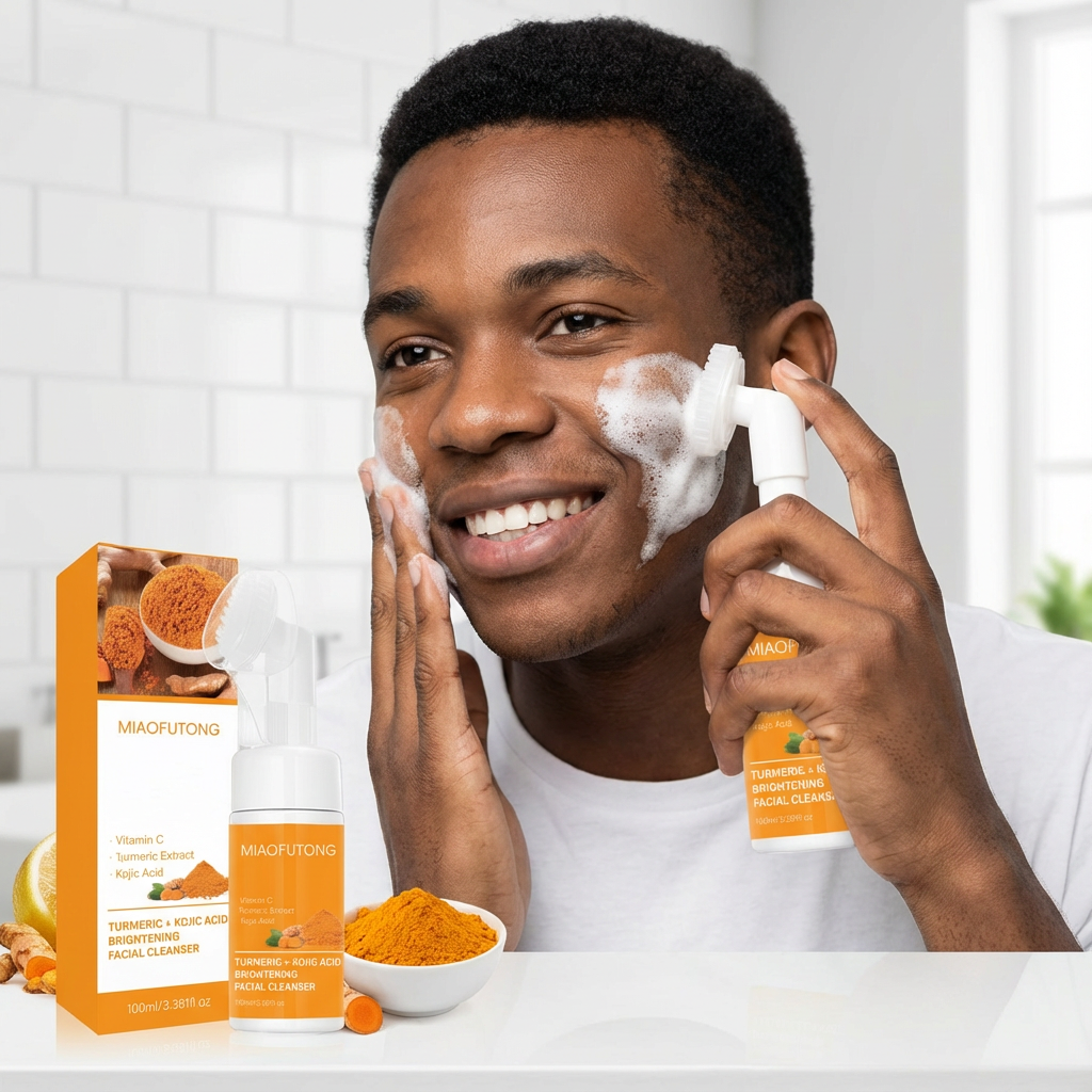Turmeric & Kojic Acid Cleanser Foam - Dark Spots & Blackhead Remover