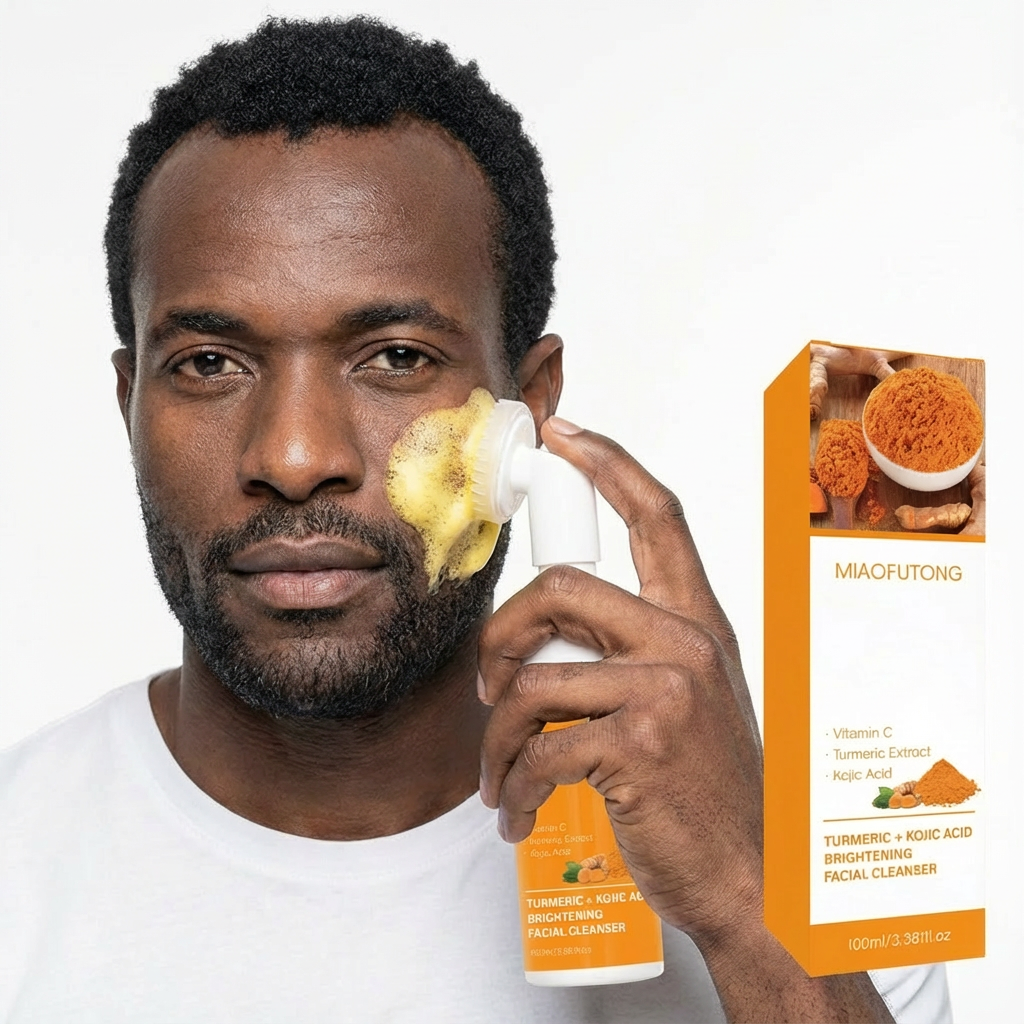 Turmeric & Kojic Acid Cleanser Foam - Dark Spots & Blackhead Remover