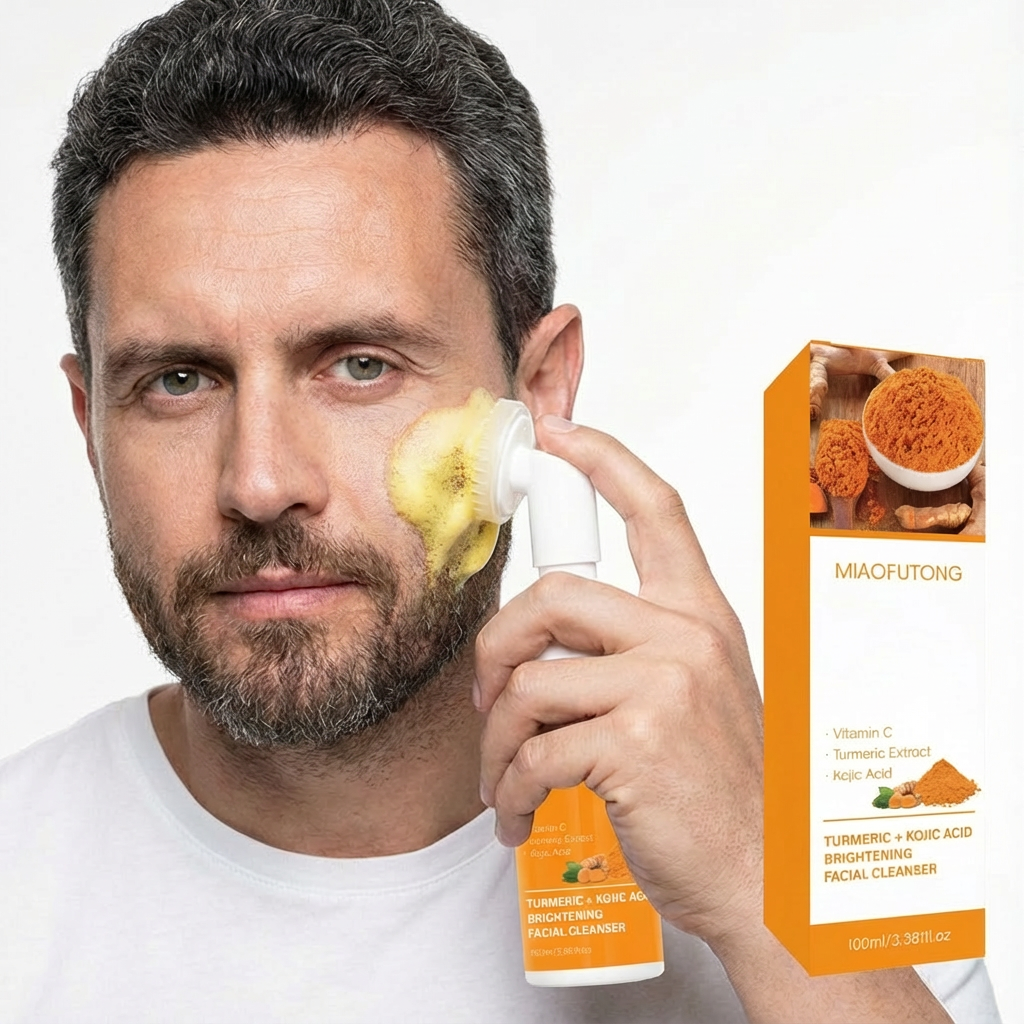 Turmeric & Kojic Acid Cleanser Foam - Dark Spots & Blackhead Remover
