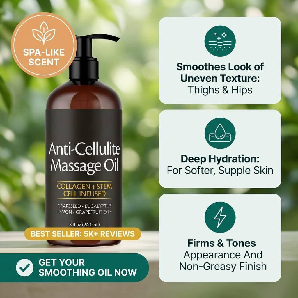 Anti-Cellulite Massage Oil Collagen + Stem Cells