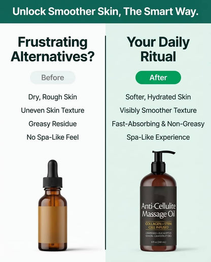 Anti-Cellulite Massage Oil Collagen + Stem Cells
