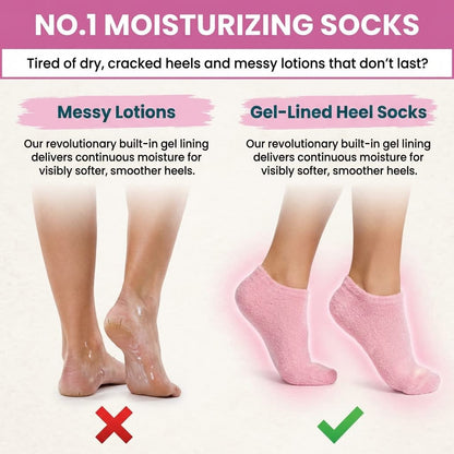 Gel Moisturizing Socks for Soft, Smooth Feet