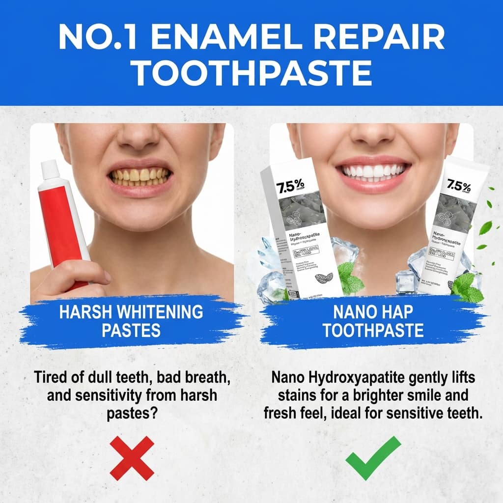 Rebuild Enamel Toothpaste Rebuild Your Enamel in 7 Days with a Natural Risen Toothpaste for Sens ...
