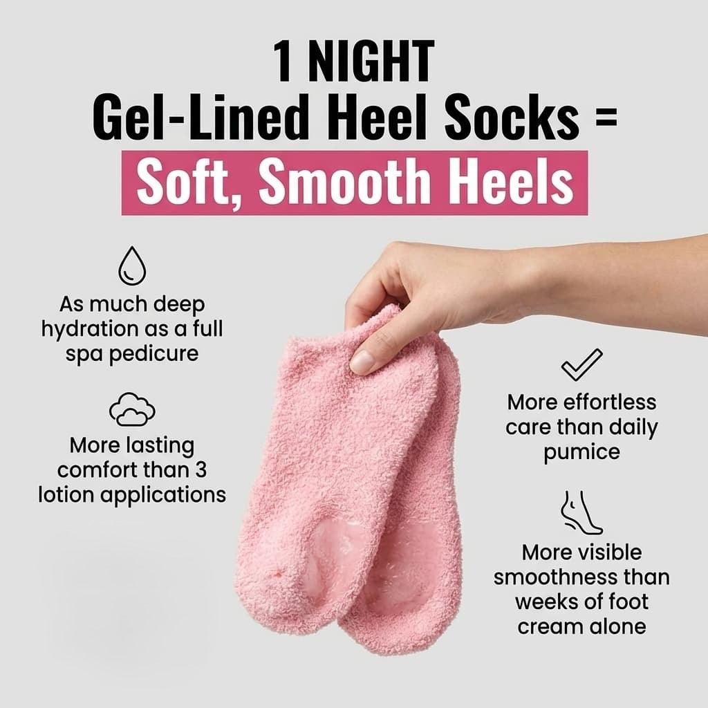 Gel Moisturizing Socks for Soft, Smooth Feet